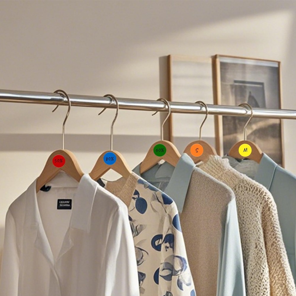 Colored Dot Stickers 2 Inch Round Labels Multicolor Vinyl Color Coding Circle...