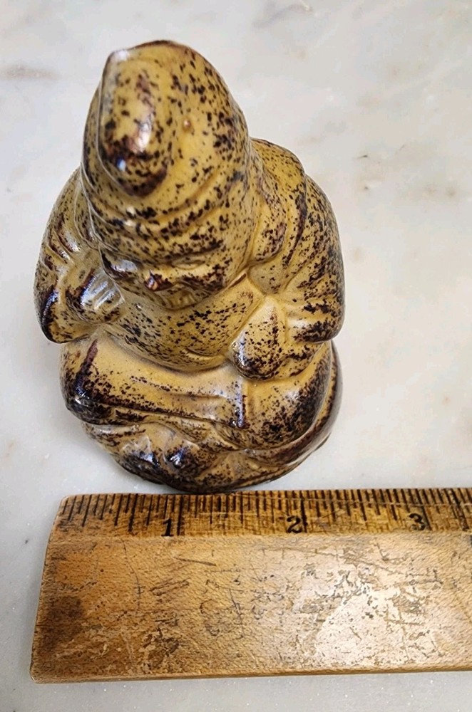 Vintage Clay Buddha Incense Burner