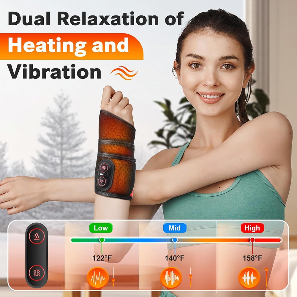 660nm&850nm Infrared Red Light Therapy Belt Wrap Pad For Wrist Joint Pain Relief