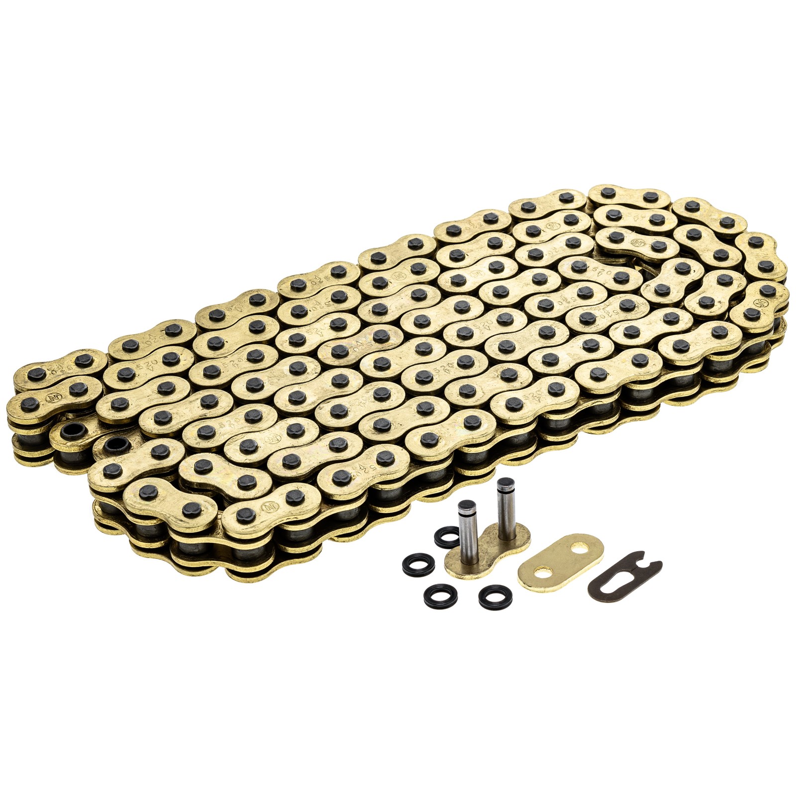 NICHE Gold 520 X-Ring Chain 120 Links With Connecting Master Link Motorcycle