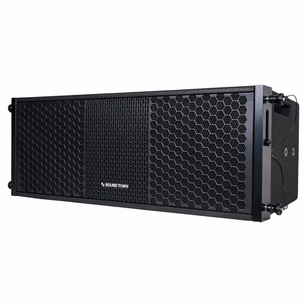 Sound Town 2 x 8” Line Array Speaker Full Range/Bi-amp Switchable ZETHUS-208BV2