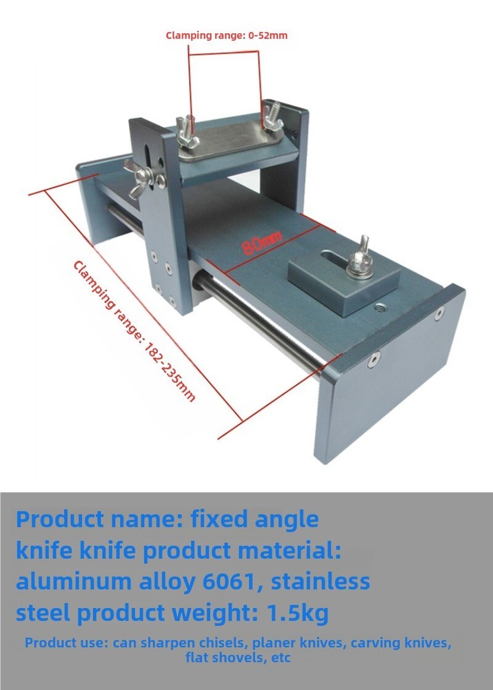 Woodworking Fixed Angle Sharpener Planer Knife Sharpening Stone Holder