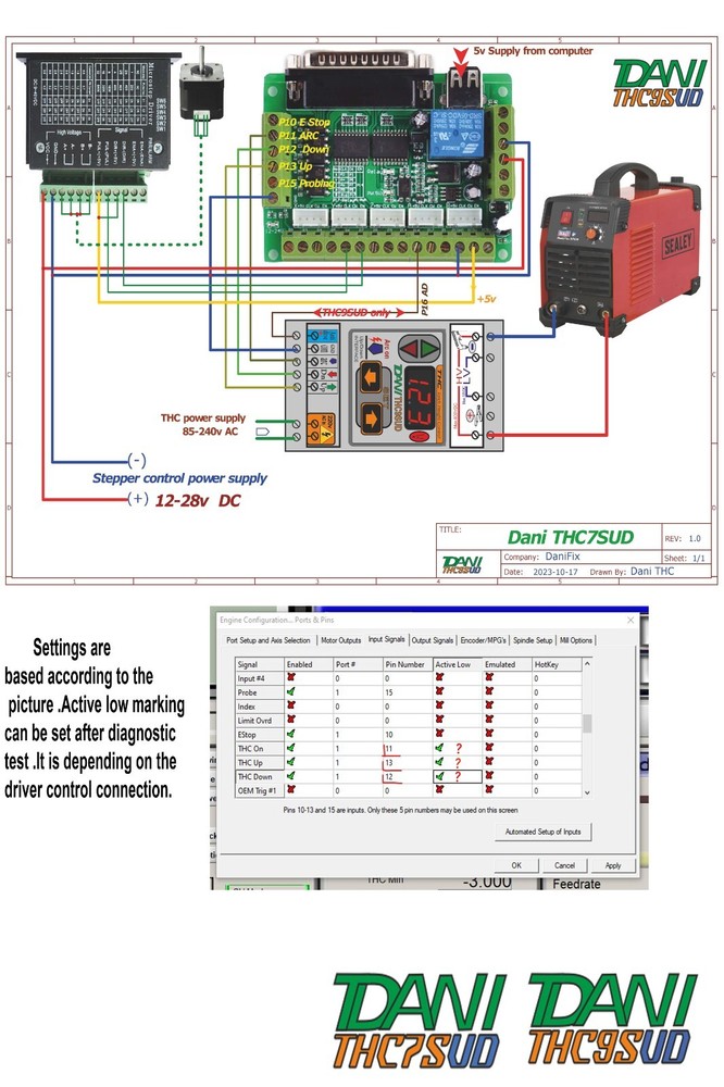 THC Torch Height Controller CNC PlasmaCutter