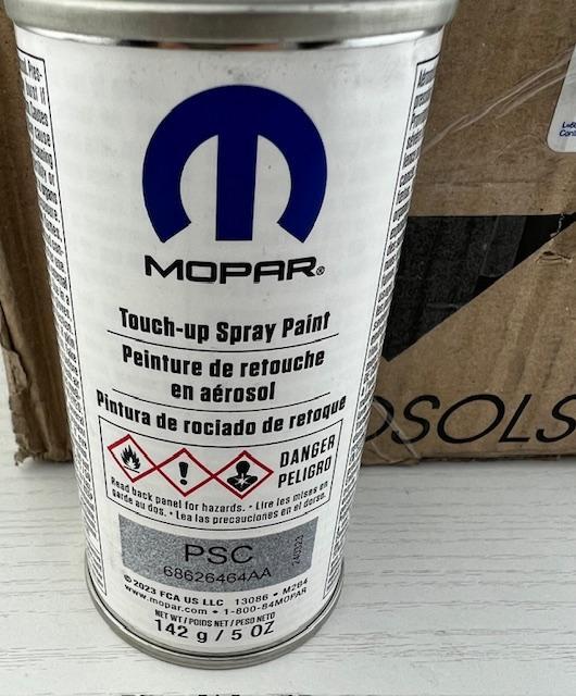 Mopar Jeep Dodge Chrysler PSC Metallic Silver Touch Up Spray Paint