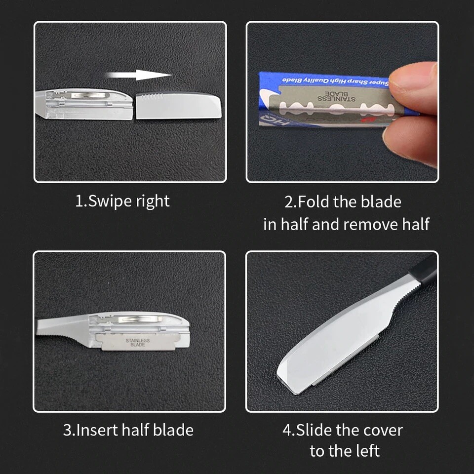 3 Pcs Barber Razor Set