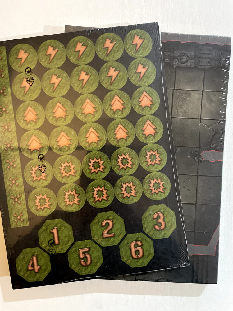 Warhammer 40000 Kill Team Rogue Trader Game Board and Token Sheets