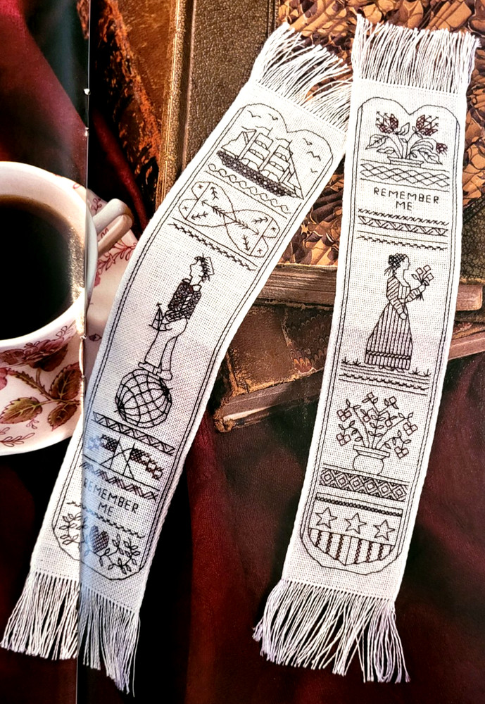 Sampler & Antique Needlework Qtrly mags,1991-2015,historical articles & patterns