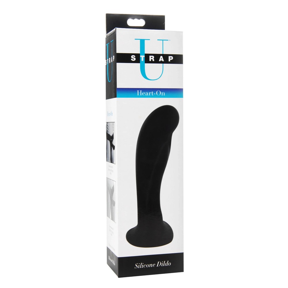 Strap U Heart On Silicone Harness Dildo
