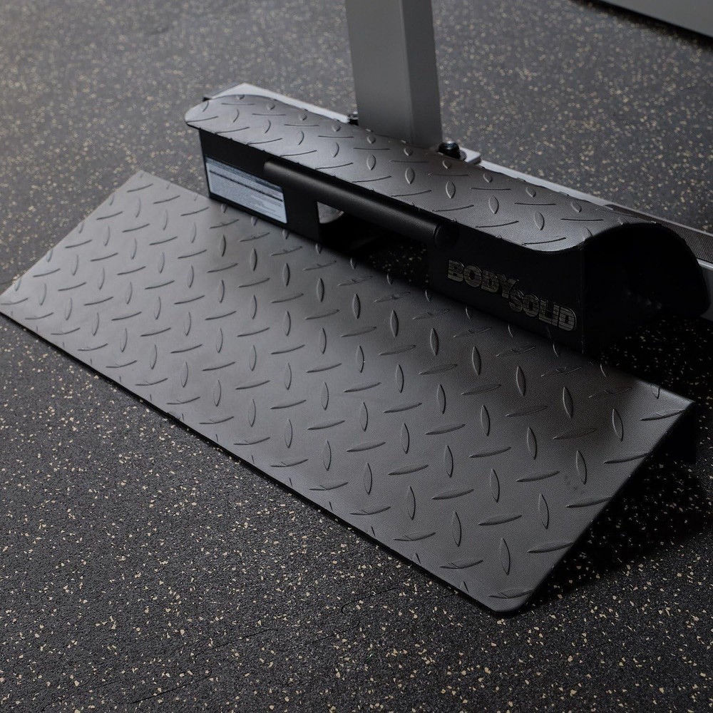 Body-Solid (SCB26) Calf Raise Block and Squat Platform - Solid Steel Incline