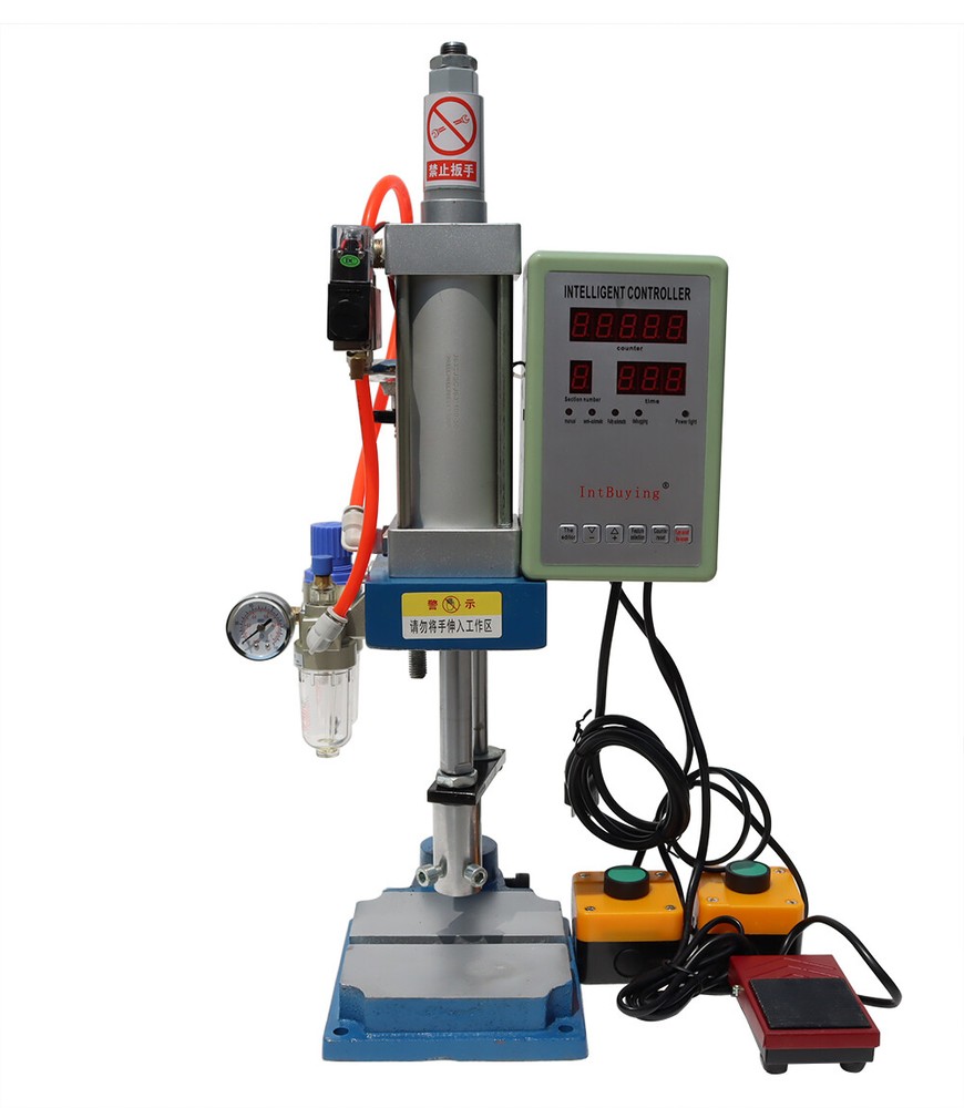 110V 440Lb/200kg Pneumatic Punch Press Machine with Display Controller