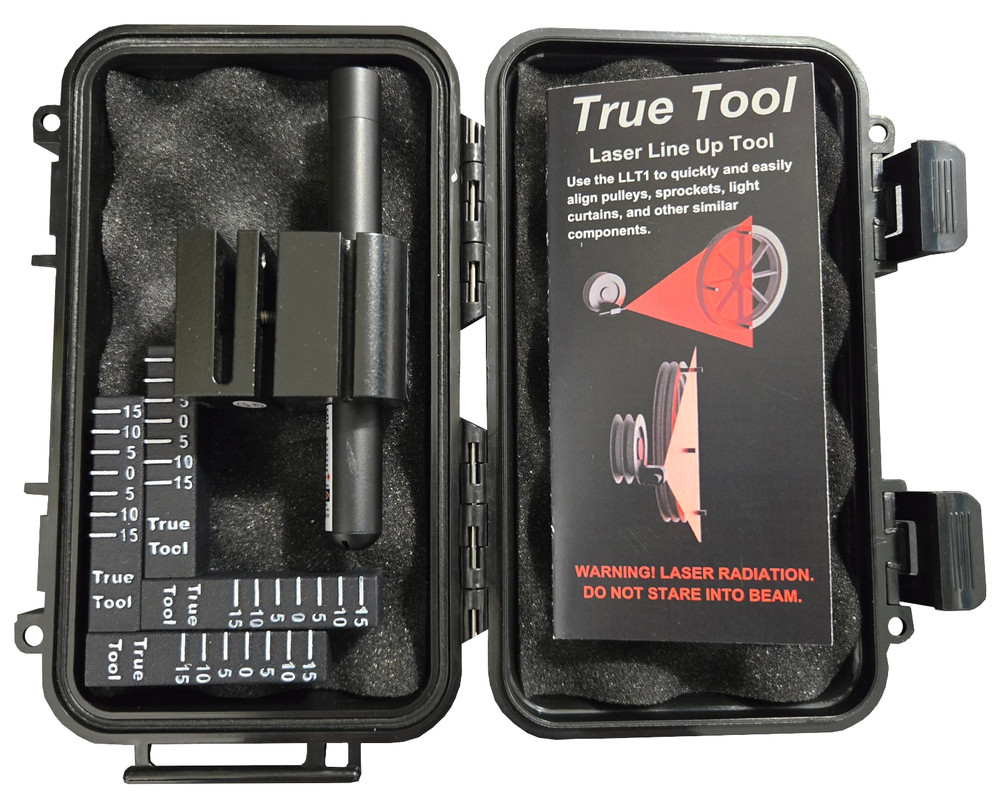 True Tool - Laser Line Up Tool - easy alignment for pulleys and sprockets