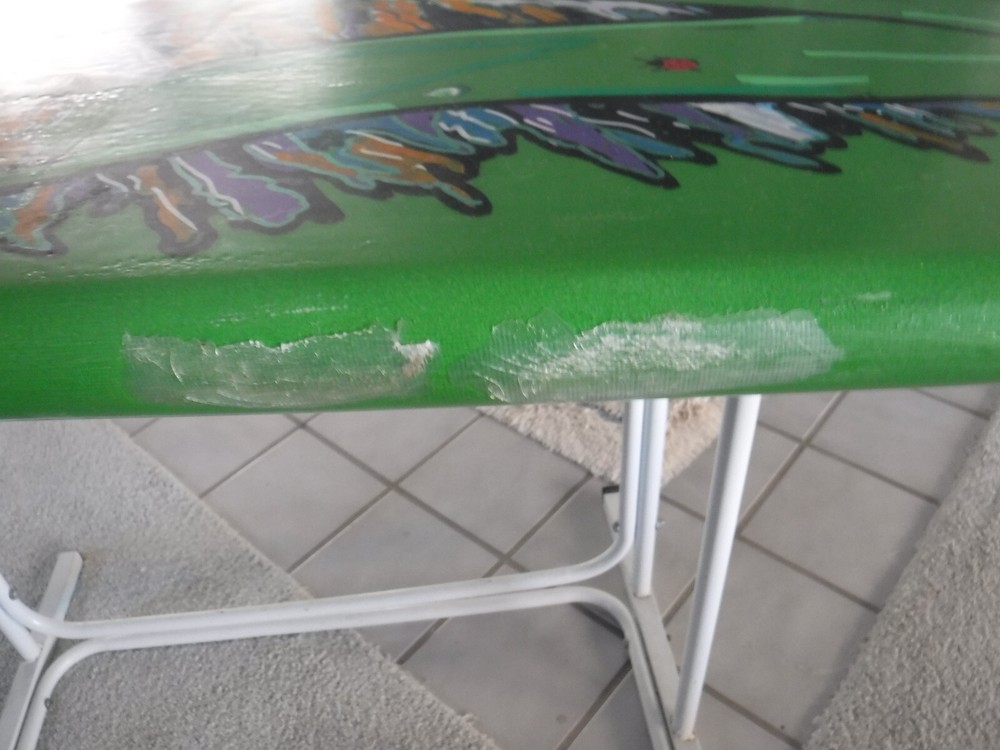 CUSTOM ART 9'0" LONGBOARD SURFBOARD preowned