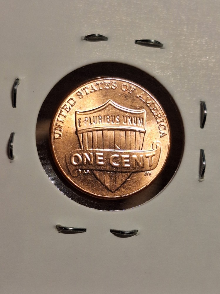 Last Year 2025-D Lincoln Shield Cent AU/UNC RD Slightly Spotted