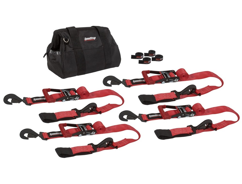 SpeedStrap 71733 Off-Road Tie-Down Kit Red