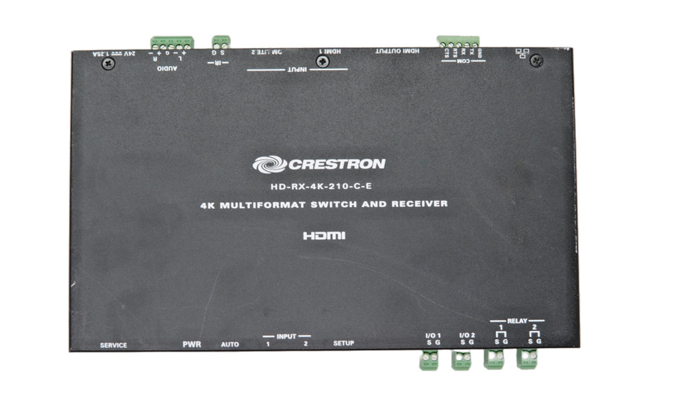 Crestron HD-RX-4K-210-C-E 4K Multiformat Switch and Receiver