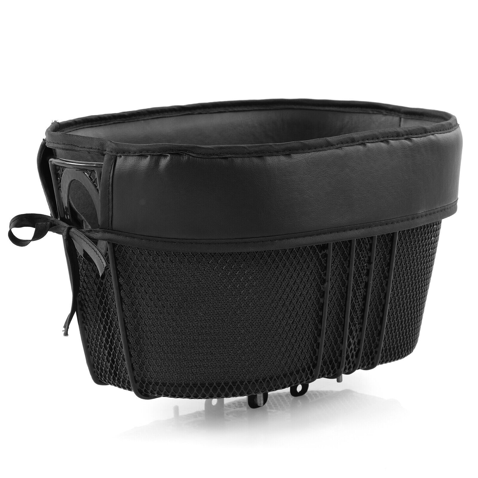 Dog Bike Basket Adjustable Safety Strap Pet Bike Basket Up to 15lbs Small Dogs