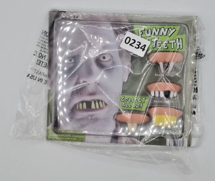 Vintage Vending Display Board Funny Teeth 0234