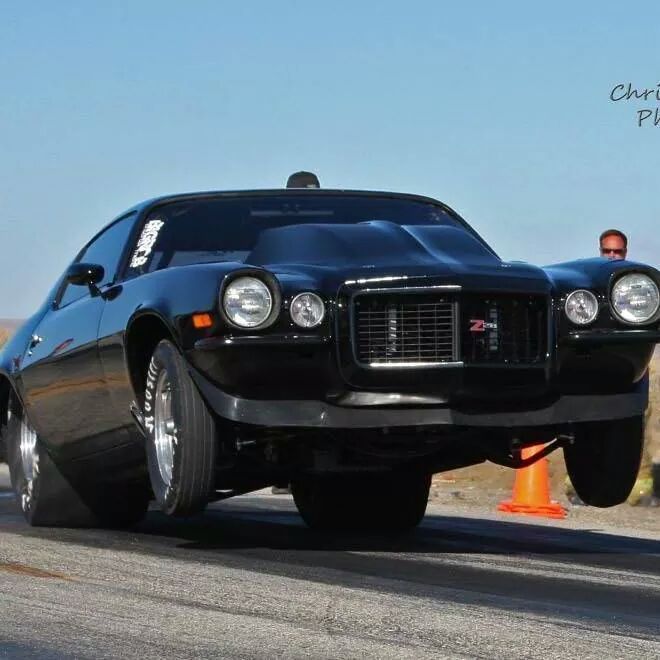 Chevy Camaro 70/73 Pro Racing Wing Black