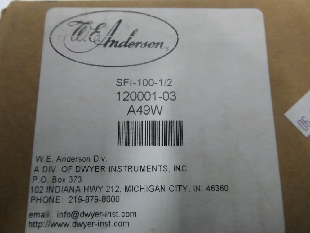 Dwyer 120001-03 Bronze Threaded Wheel Flow Indicator 1/2in