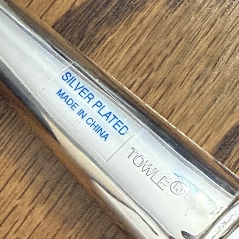 Towle Copenhagen Silverplate Serving Fork 10 1/8
