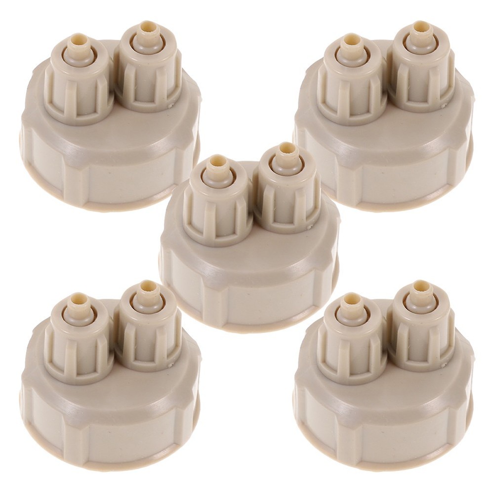 5 Pcs Quick Tightening Co2 Bottle Cap Aquarium Reactor Air Diffuser Caps