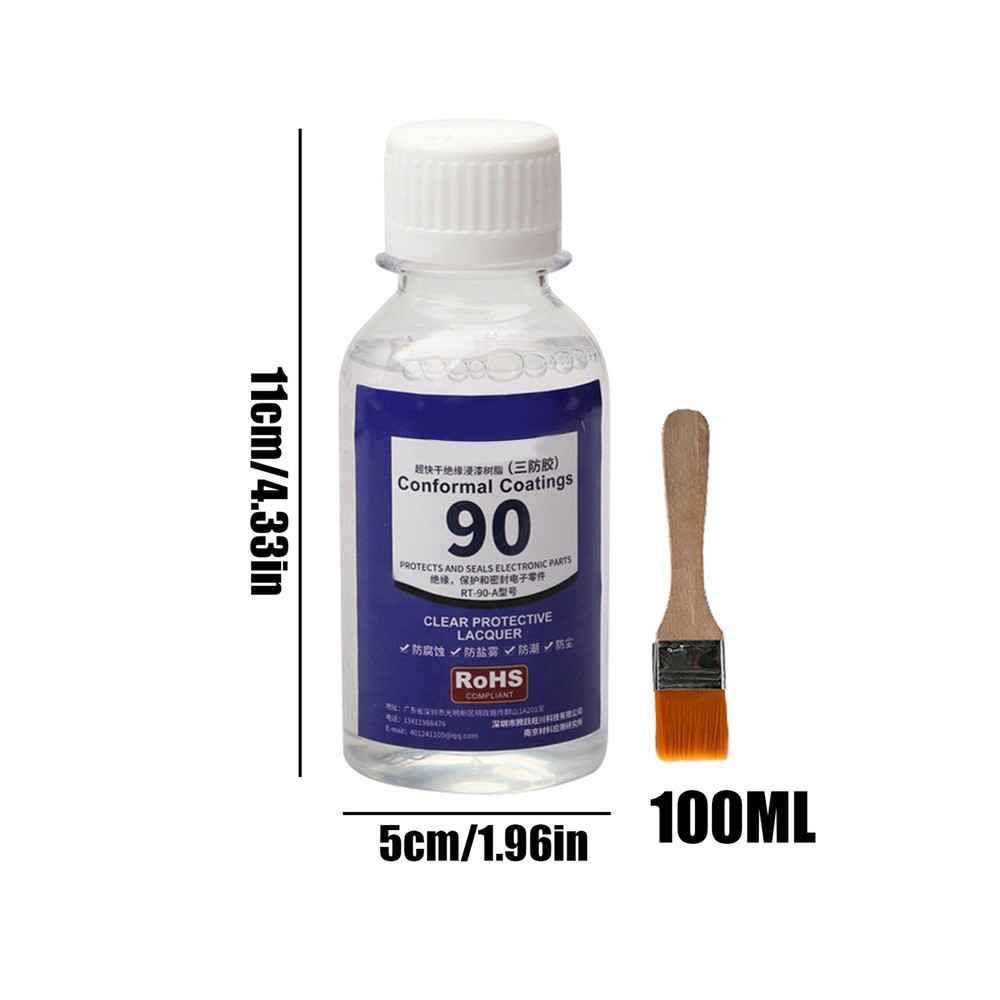 Quick Drying PCB Three Proof Paint Waterproof Moisture-proof Protective Paint