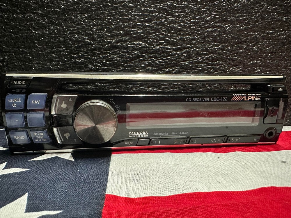 alpine cde-122 faceplate