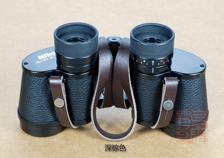 Genuine Leather Handmade DC Camera Binocular Shoulder neck strap sling suspender