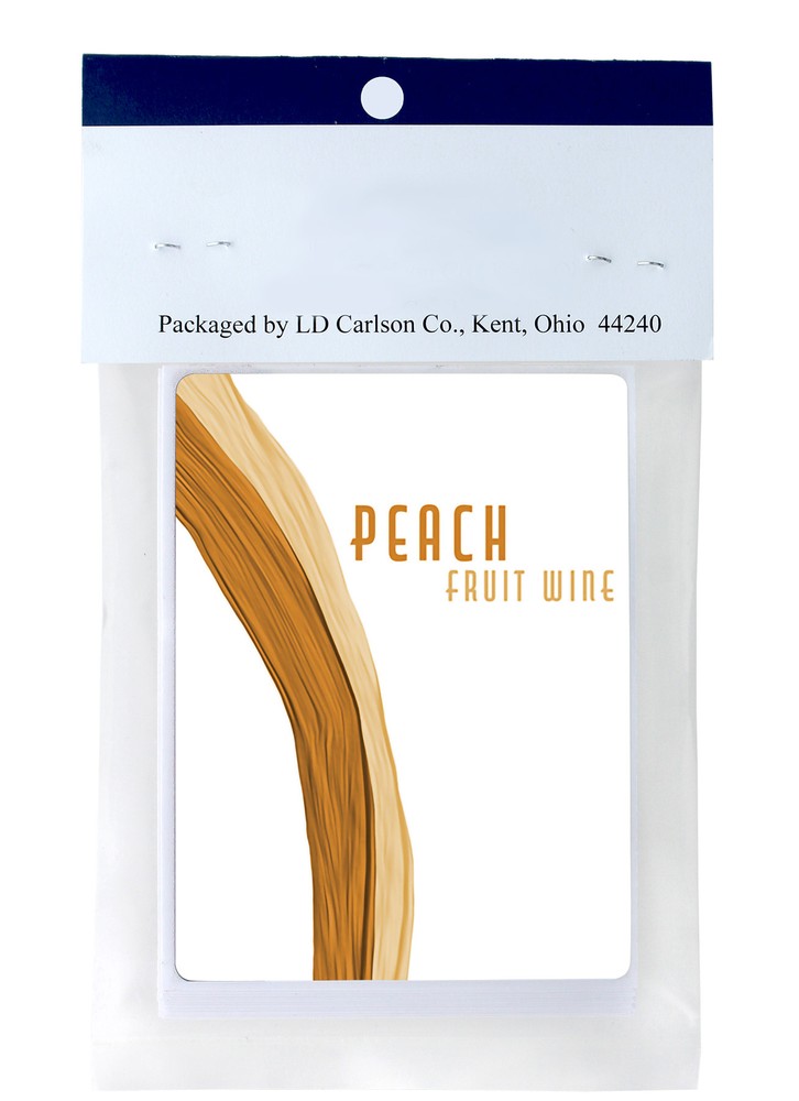Peach Fruit wine Labels 30/Pack Fruit Labels Collection