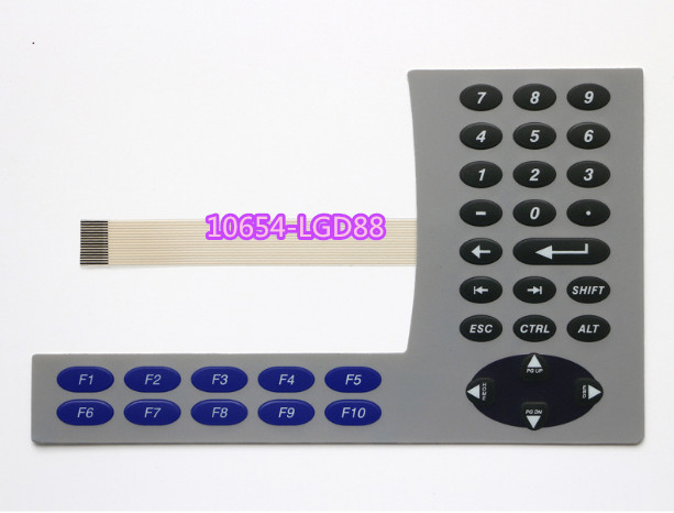 1 PCS For PanelView Plus 600  2711P-B6M20D membrane keyboard @10654