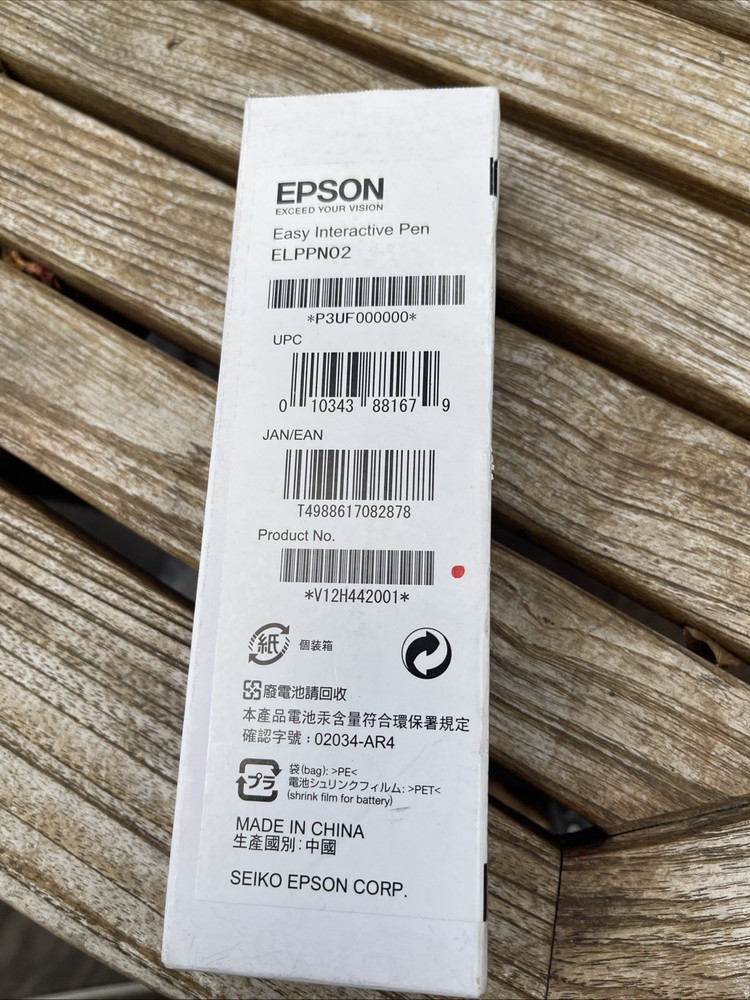 Epson ELPPN02 Easy Interactive Pen New In Box