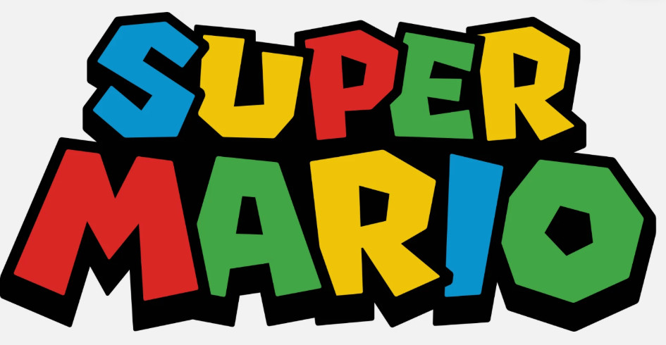 Super Mario Logo Sticker Decal XV