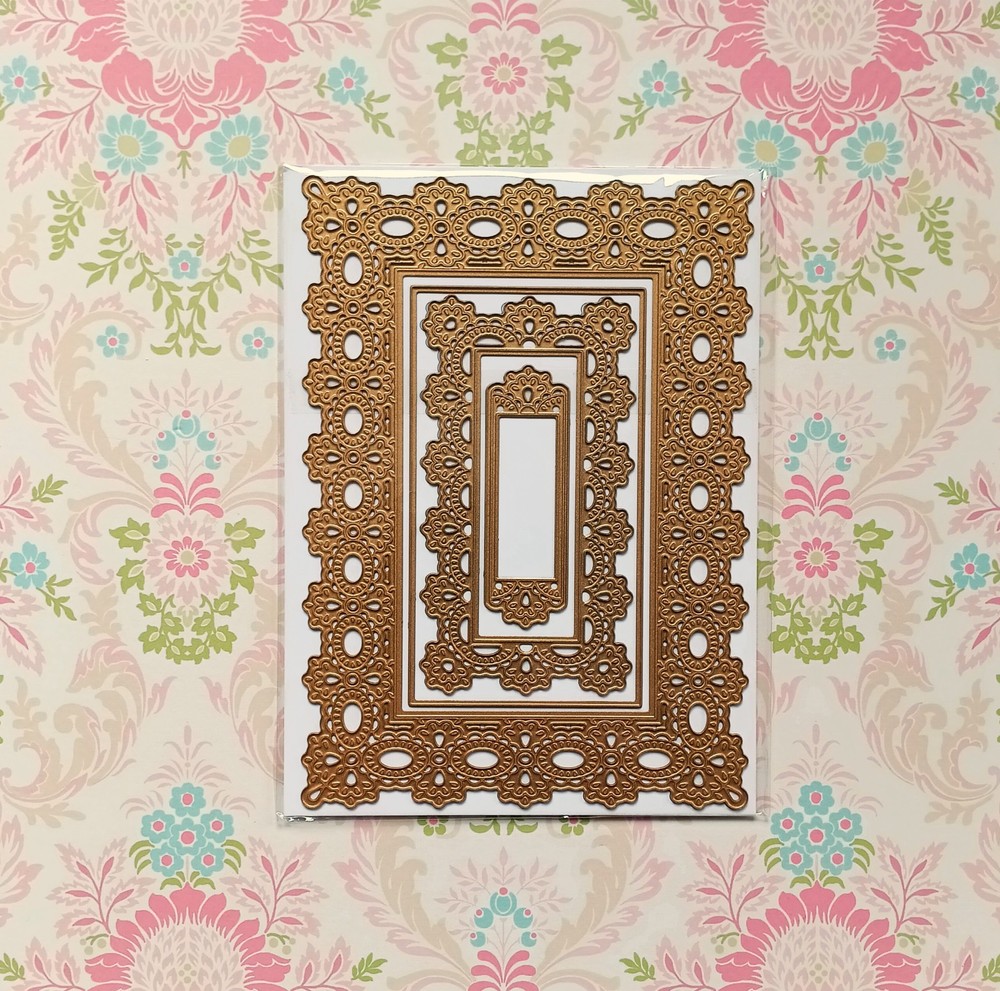 ANNA GRIFFIN CREATE 10 EYELET FRAME ELEGANCE DIES & IDEA SHEET NEW *SHIPS FREE*