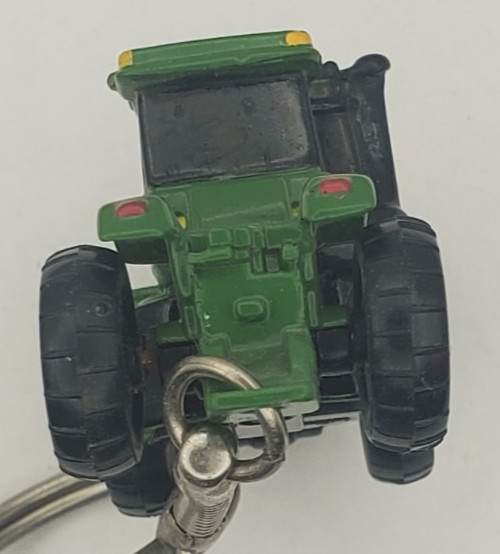 Vintage Ertl John Deere Tractor Keychain Keyring Older Uncommon Version
