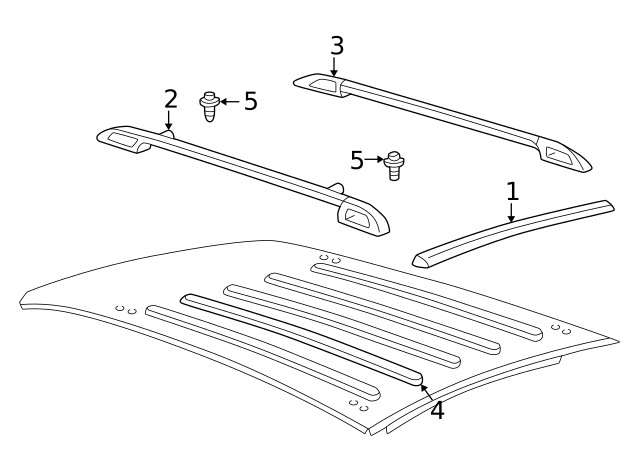 Genuine GM Side Rail 10337785