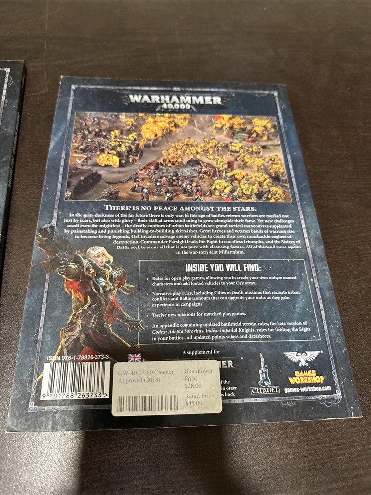 Warhammer 40,000: Chapter Approved 2018 & 2017 Edition 40K Games Workshop