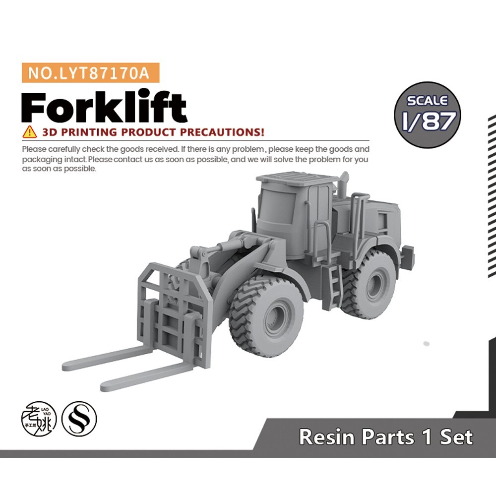 HO Scale 1/87 Scene Model Forklift