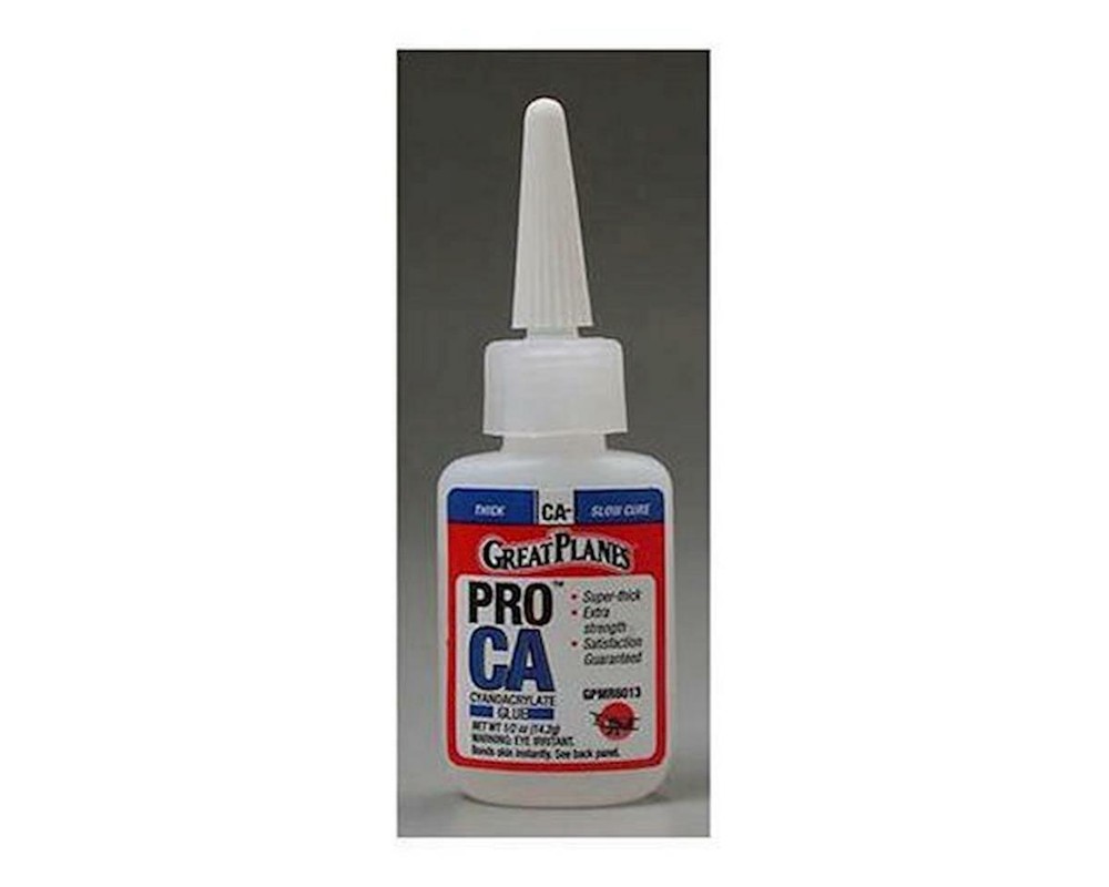 Great Planes Pro Instant CA- Glue (Thick) (.5oz) [GPMR6013]