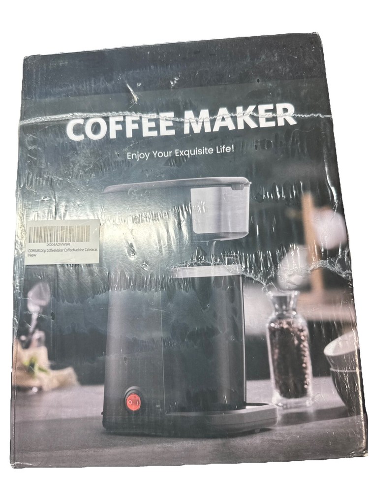 Single Serve Coffee Maker - Quick Brew with Grounds and Tea Bags