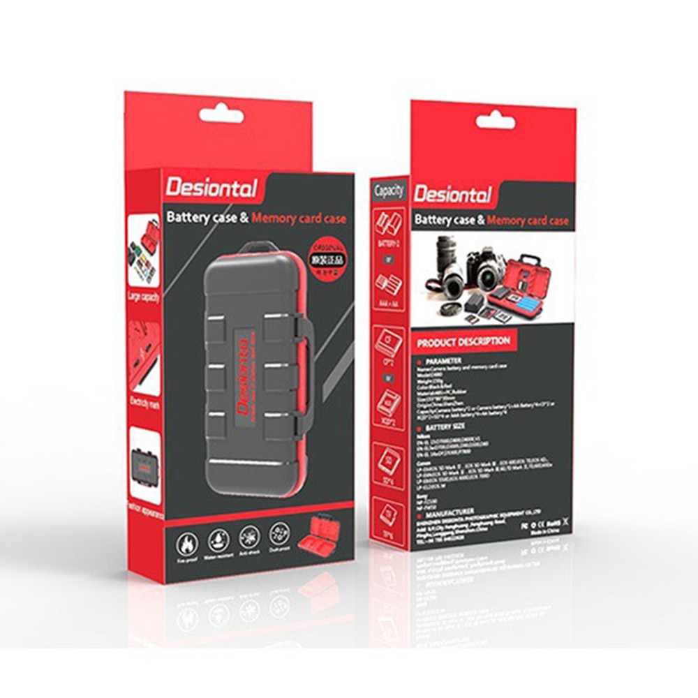 Camera Battery Protective Box Camera Battery Box SD/TF Memory Card Storage Box B