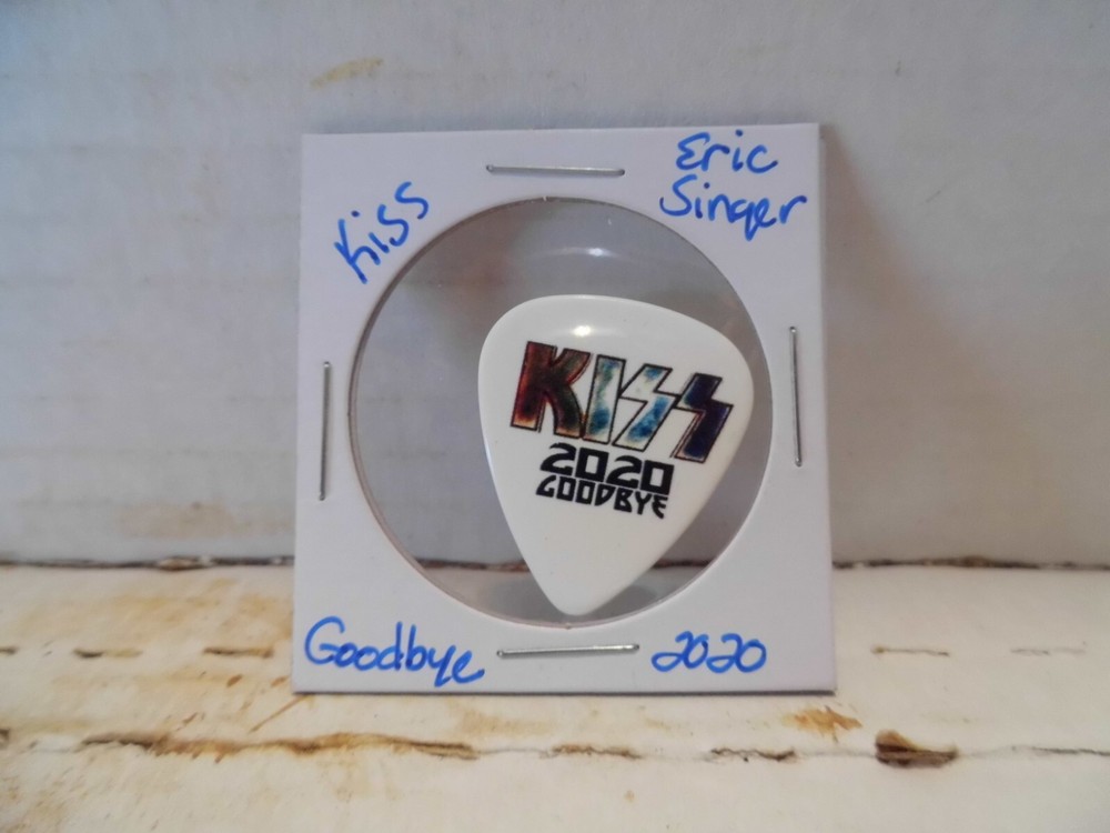 KISS "ERIC SINGER" 2020 GOODBYE GUITAR PICK~READ DESCRIPTION (18A~5)