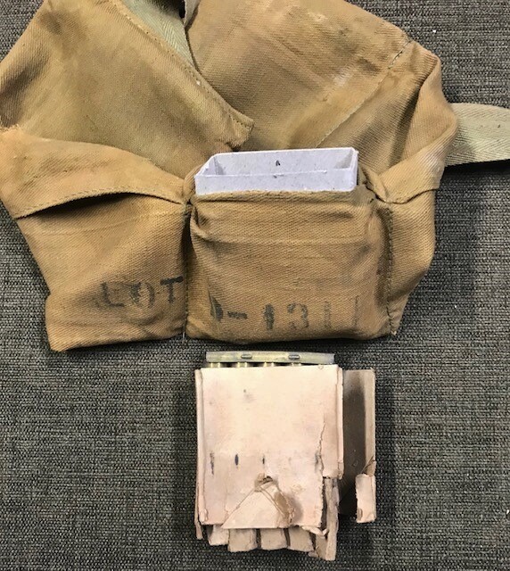 WWI M1906 REPLICA BANDOLEER RESTORATION KIT FOR THE M1903 AND M1917 RIFLES