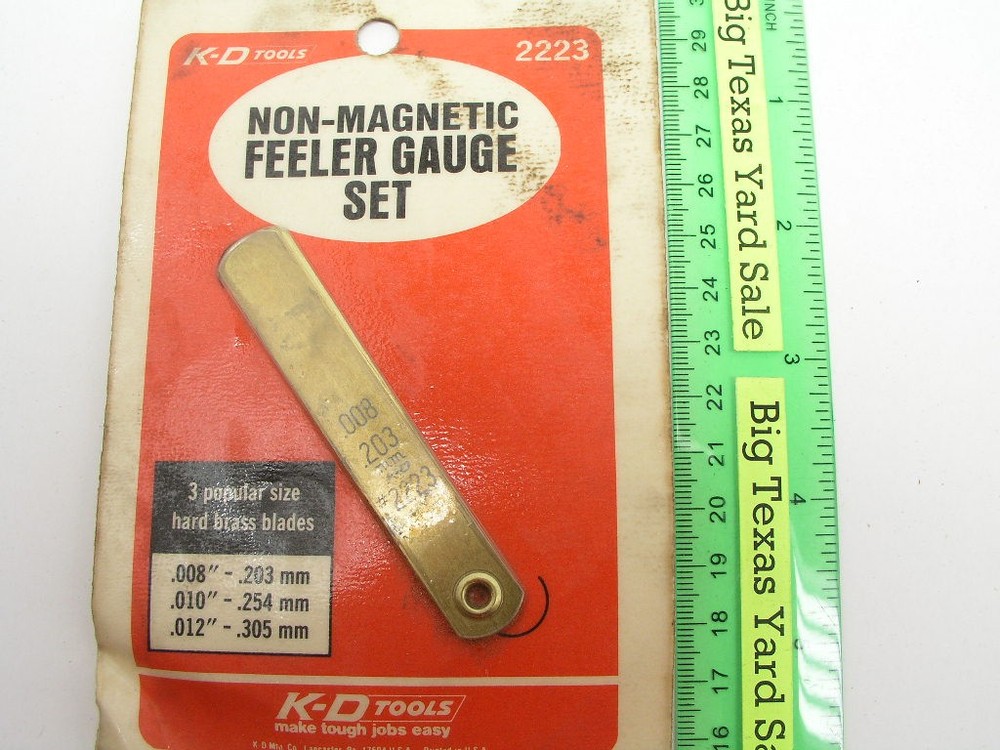 KD Tools 2223 Non-Magnetic Feeler Gauge Set