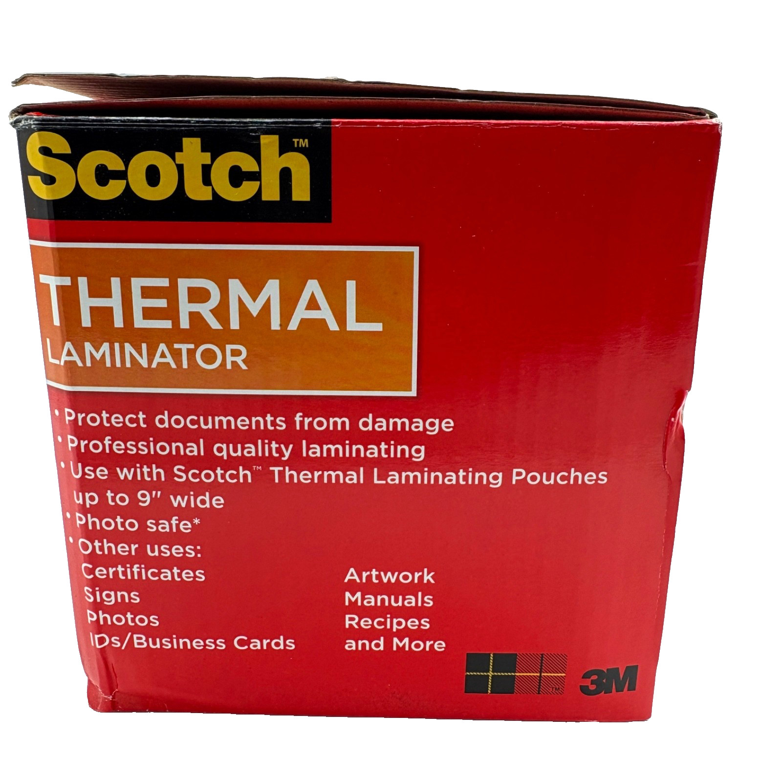 Scotch TL902 Thermal Laminator with 2 Letter-Size Laminating Pouches