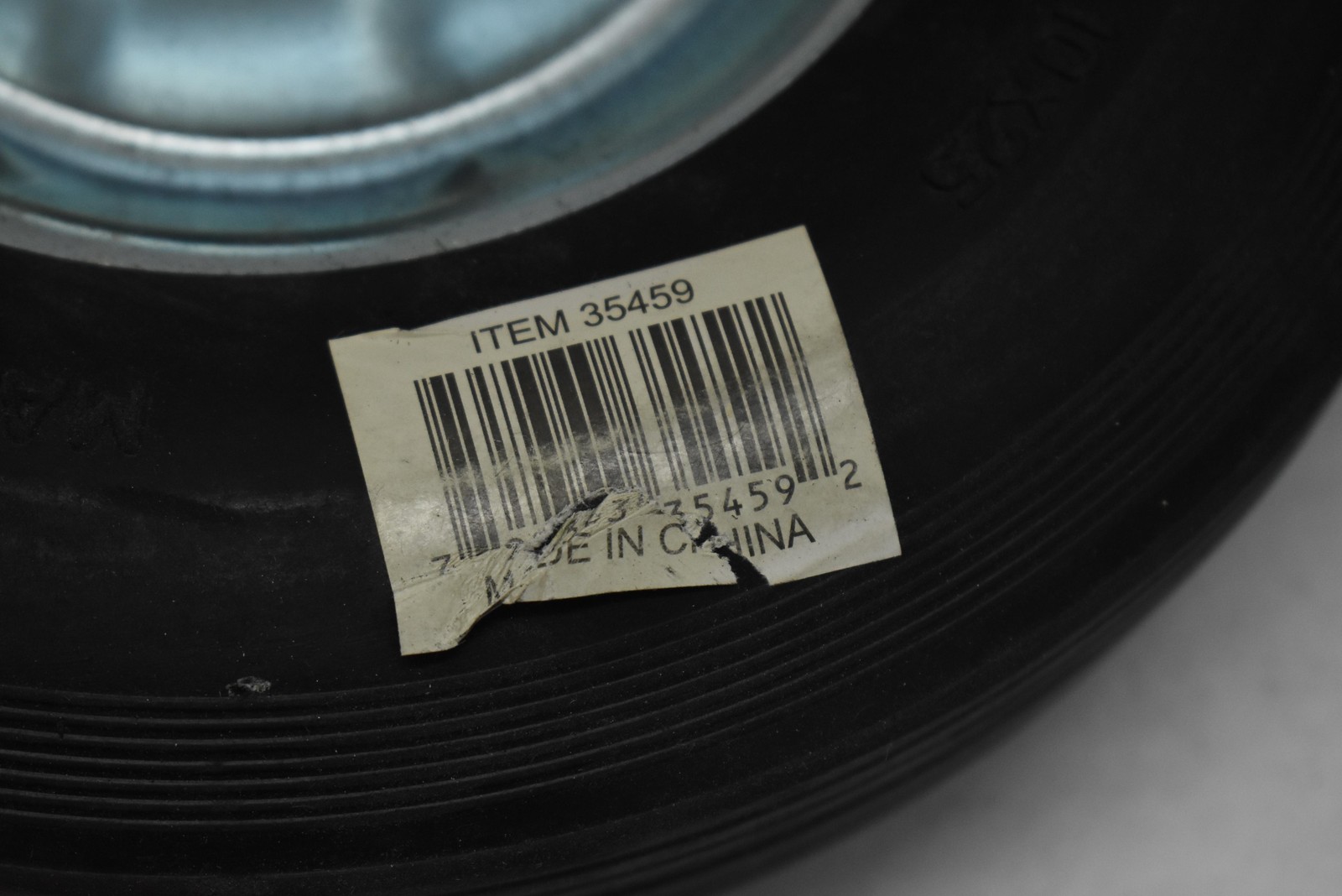 1- 10x2.5 Solid Rubber Wheel Tire 5/8 Bore Hard Snow Blower Dolly Cart