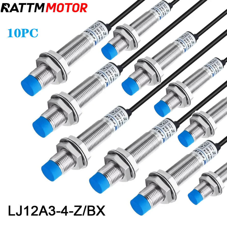 10Pc LJ12A3-4-Z/BX Proximity Sensor Switch Inductive Switch NPN DC6-36V 3 Wire