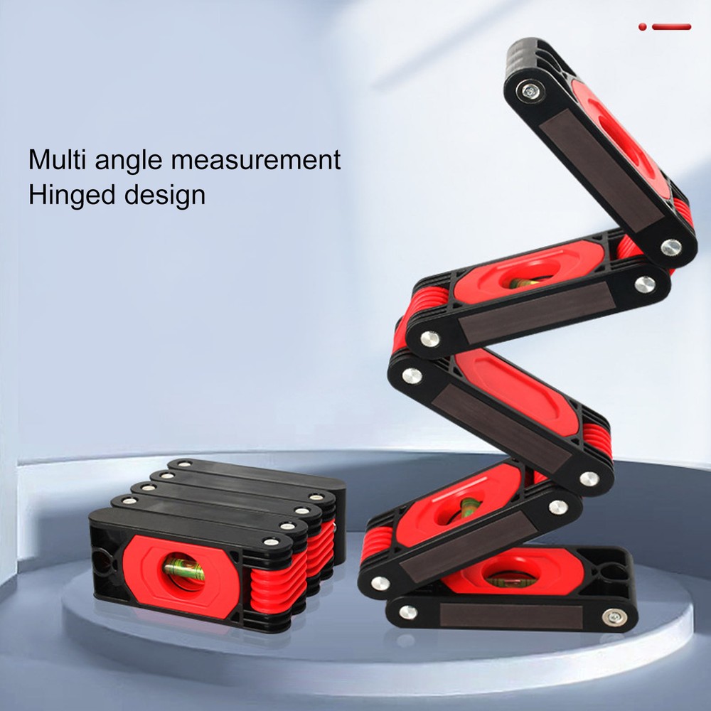 Foldable 72cm Multi Angle 6 Sections Magnetic Folding Measuring Tool