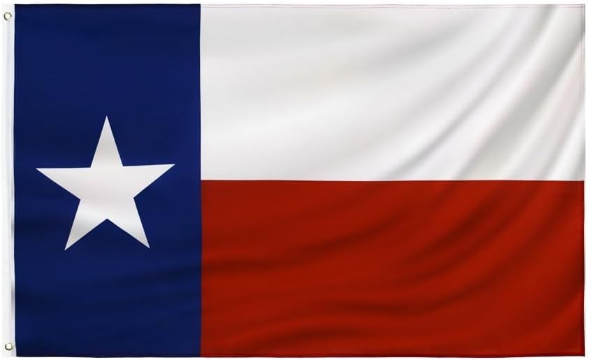 Durable Texas State Flag 3x5 FT - Lightweight Polyester for Indoor/Outdoor Use