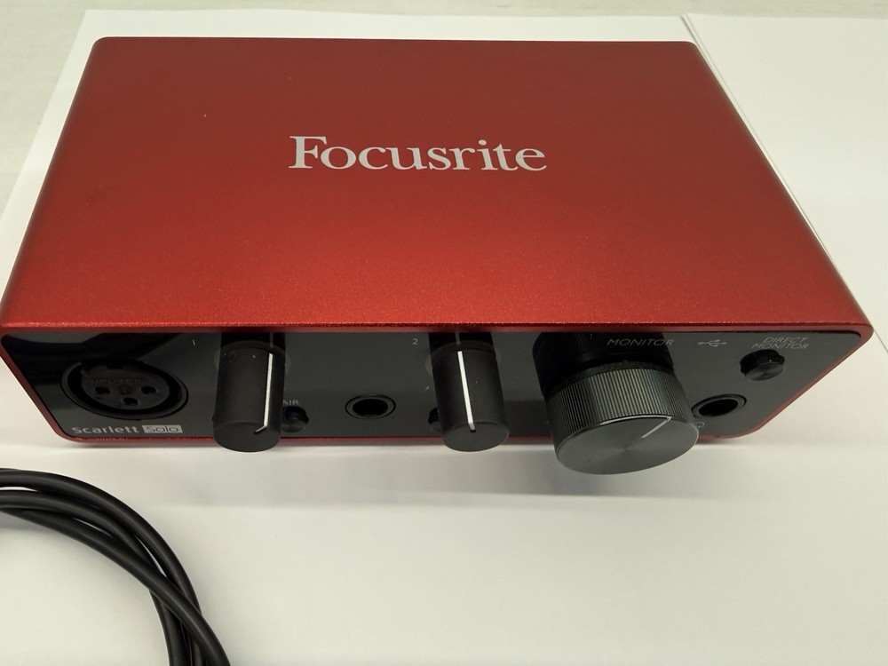 Scarlett Solo 3rd Gen 2-in, 2-Out USB Audio Interface