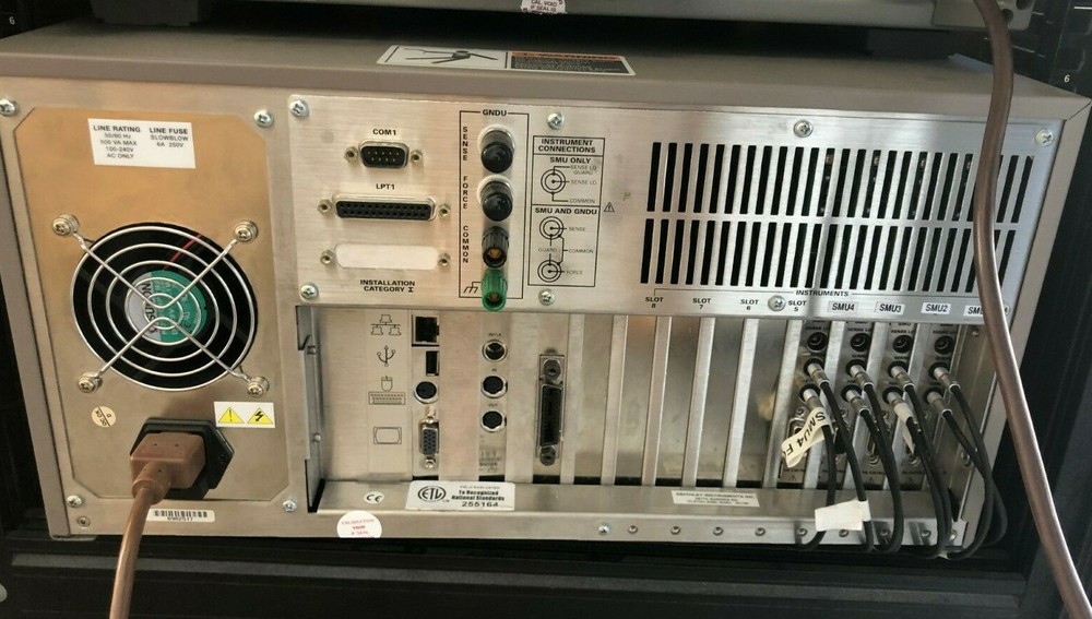KEITHLEY 4200 SEMICONDUCTOR CHARACTERIZATION SYSTEM W/ 4200 SMU